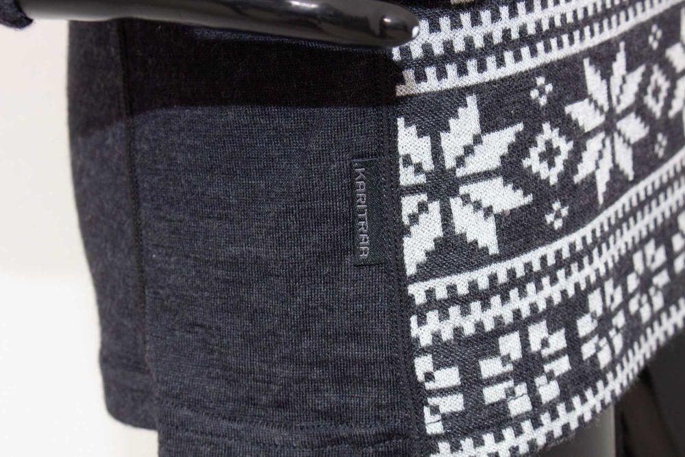 Kari Traa дамска блуза сива термо бельо 60% мериносна вълна L