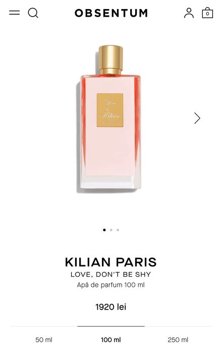 KILIAN Love, Don't Be Shy 100 ml ORIGINAL