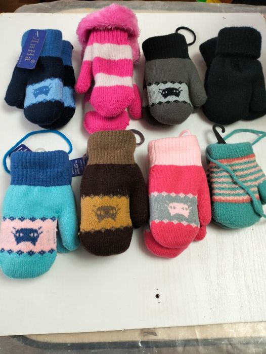 Детские рукавички зимнее