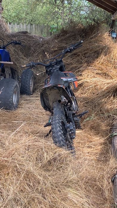 Schimb cross de 125 cc cu ATV