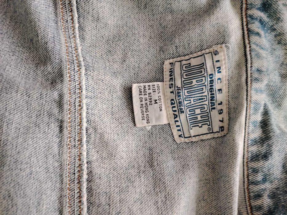 Дънково и кожено яке размер М