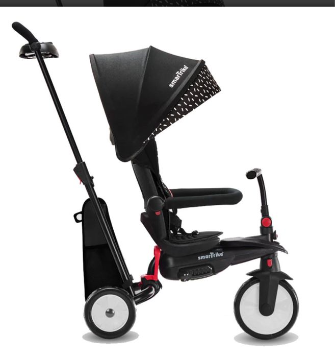 Сгъваема триколка 7-в-1 smarTrike STR5, B&W