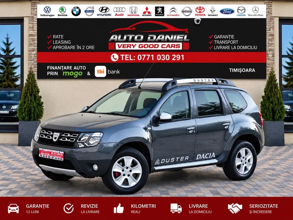 Dacia Duster 1.5 DCi 110 Cp 2016 Euro 6 Rate Livrare Garantie