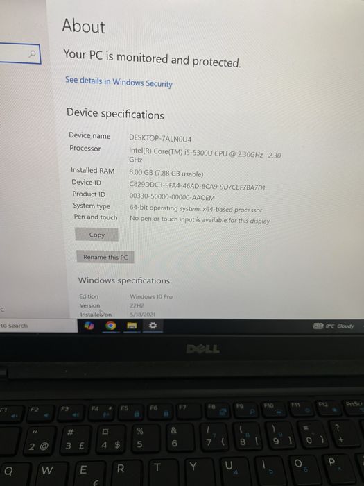 Laptop Dell Latitute E5450 - I5/8GB RAM