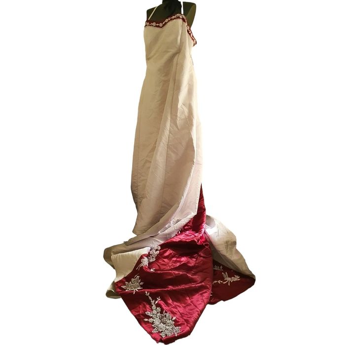 Rochie cu trena de nunta ( de ocazie,  de nasa )