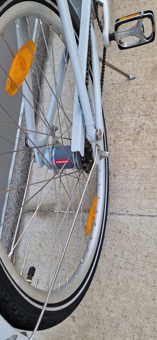 Алуминиев дамски велосипед Dinabike колело с кошница 26"