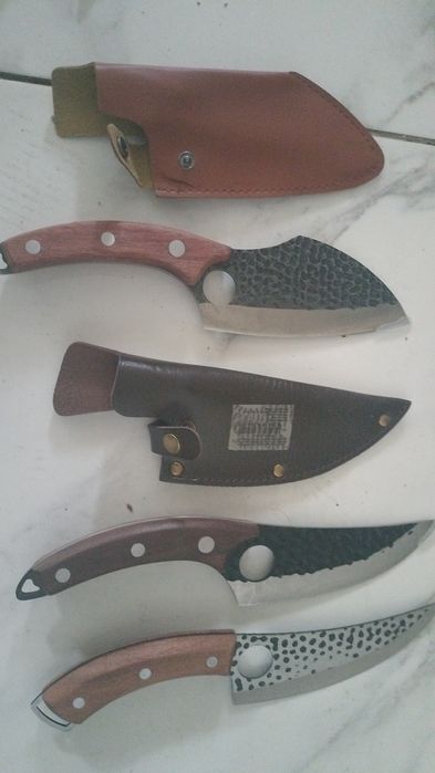 Cutit japonez forjat manual,Full Tang, antiaderent,de dezosat, filetat