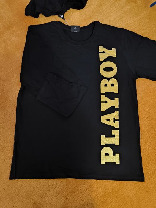 Мъжка пижама Playboy размер L памук 100%