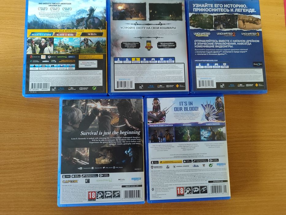 обменяю игры для ps4&ps5