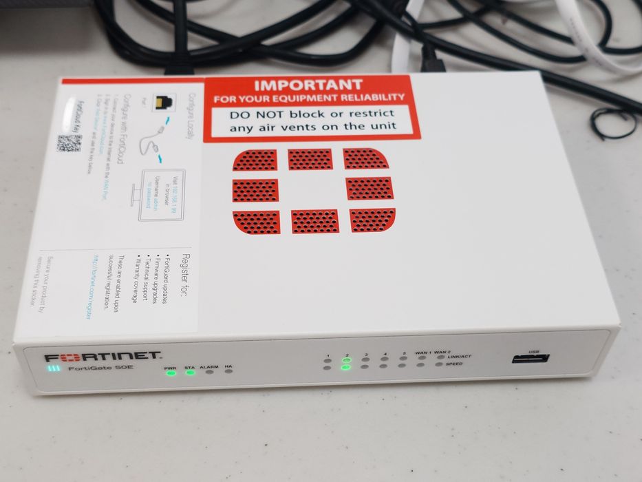 KIT 2 X Router gateway Fortigate 50E - VPN site to site sau HA