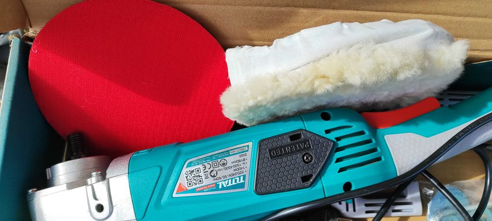 Полирмашина TOTAL Industrial, 1400 W, Ф 180 мм