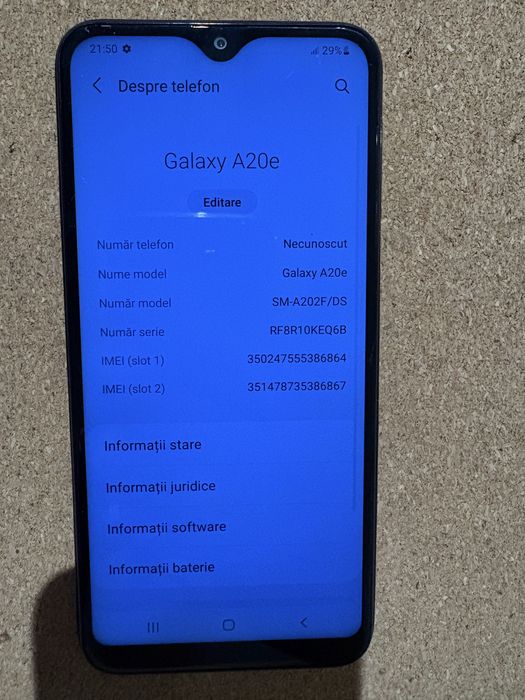 Samsung Galaxy A20E 32Gb ID-XXL4047