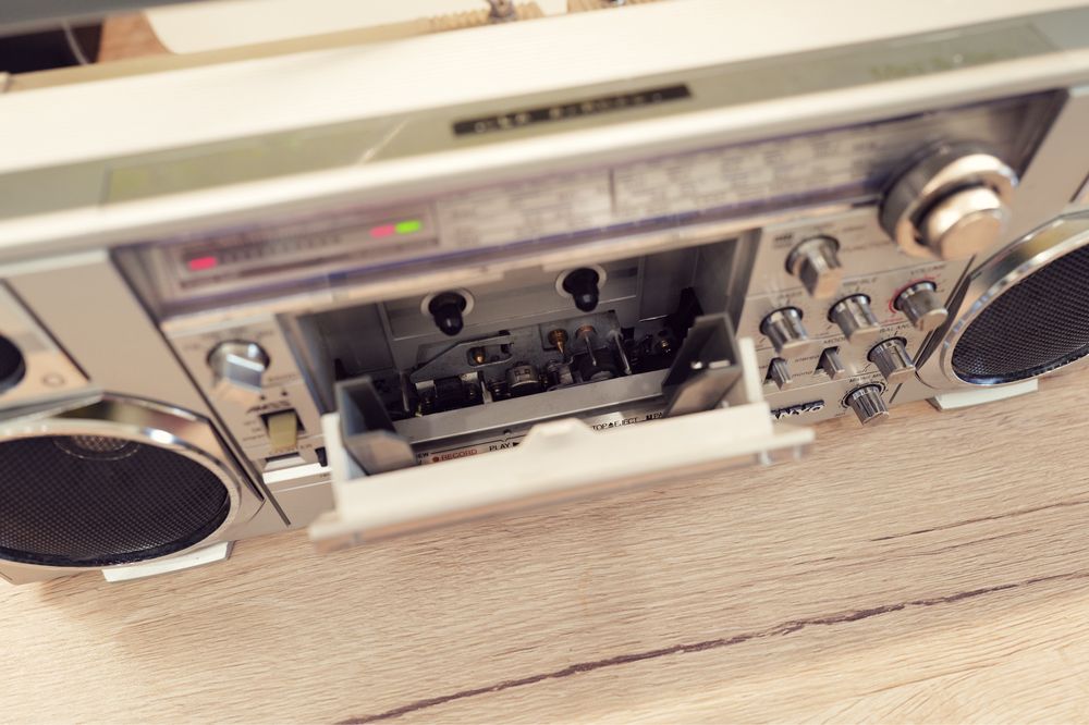 Boombox Sanyo M 7900 K radio casetofon de colectie