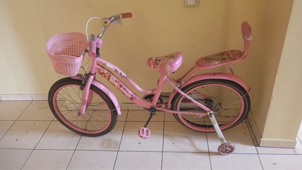 Детский велосипед для девочки, почти новый