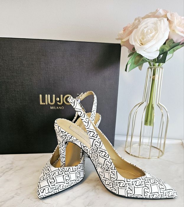 Обувки в черно и бяло "Liu jo'