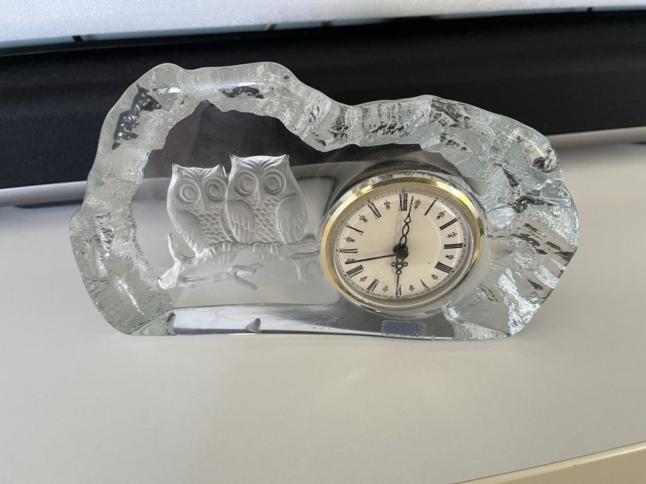 Nybro Sweden Стъклен часовник