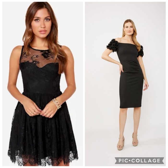 Две рокли в черен цвят