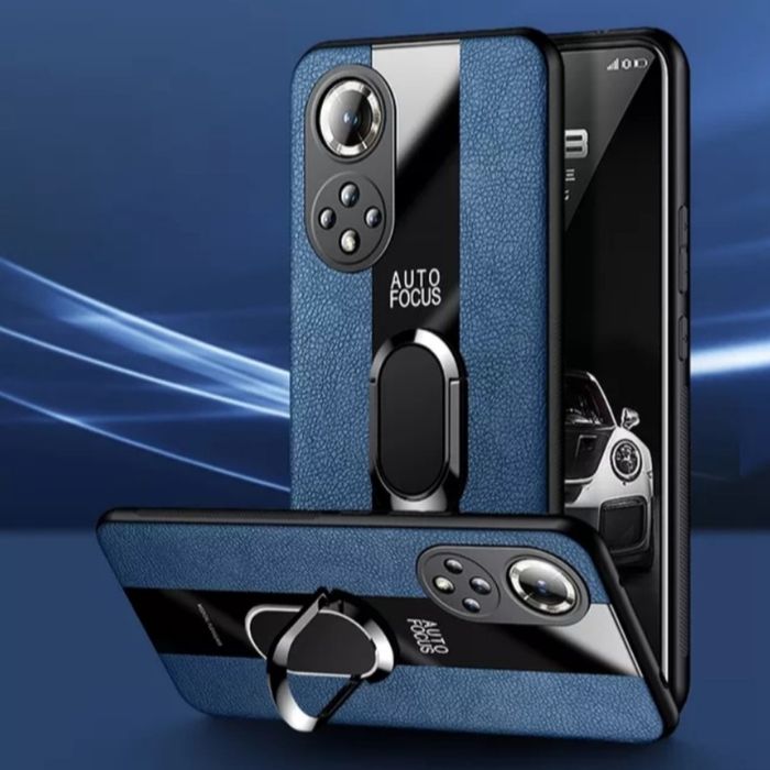 Huawei Nova Y70 Y90 Nova 9 SE 8i / PORSCHE Кожен кейс с пръстен