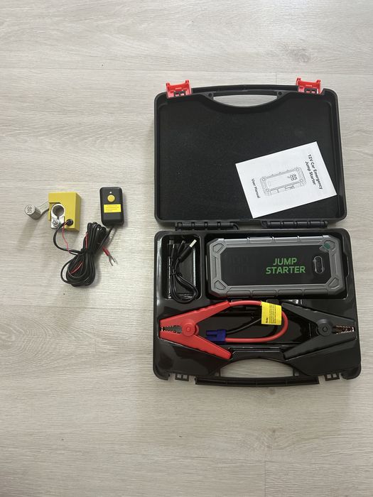Starter auto multifunctional, 12V, 1200A ( Se vinde si separat clesti pentu borne ) + UN CADOU ~ CITITI ANUNTUL VA ROG ‼️