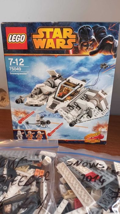 Lego Star Wars 75049 Snowspeeder cu cutie si instructiuni
