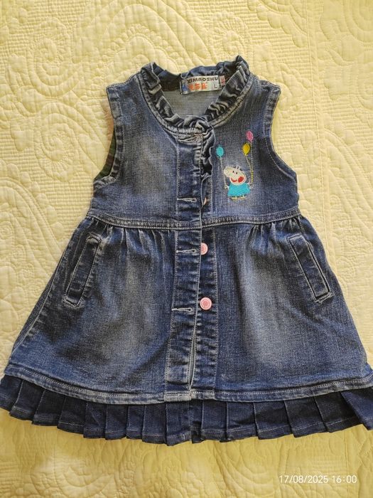 Джинсовый сарафан на девочку 2-3 года