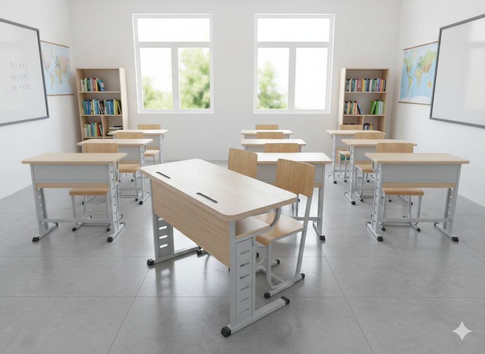 Школьные парты и стулья от производителя Maktab parta va stullari