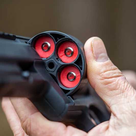 Pistol FOARTE PUTERNIC ~MODIFICAT 25J+~ (Cu Bile De Cauciuc) Co2 Gaz