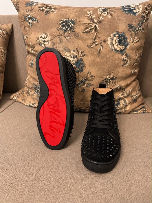 Adidasi Christian Louboutin High Spikes Black Edition
