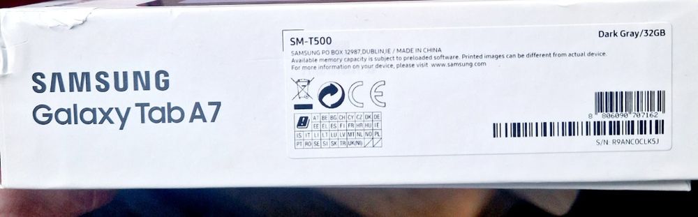 Tableta Samsung Galaxy Tab A7, 3gb Ram, 32GB.