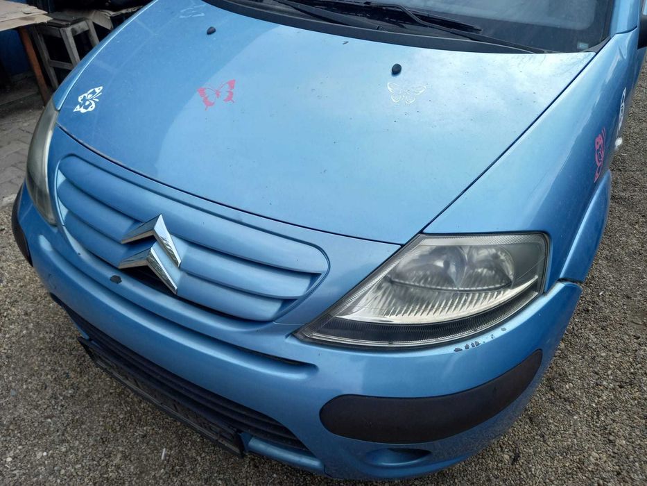 Citroen C3, capota motor culoare gri sau bleu din dezmembrari