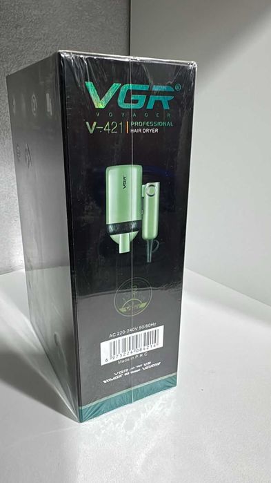 Дорожный фен / Складной фен / Фен для волос / Фен VGR
