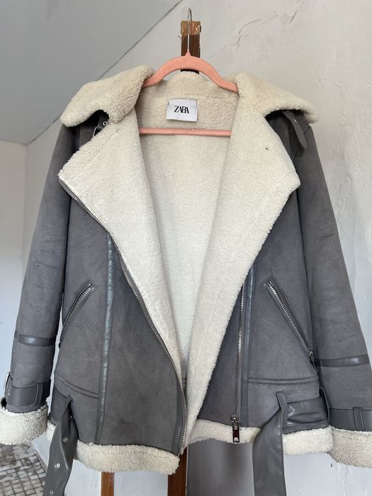 Дубленка  ZARA 42-44-46