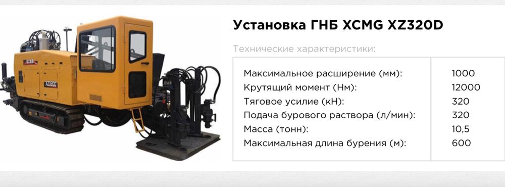 Услуга горизонтально-направленное бурение.