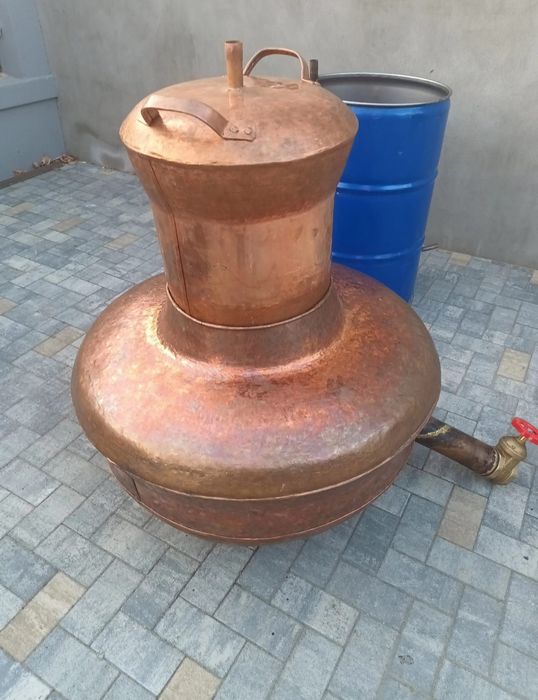 Vindem cazane de țuică 8litre cu fund 3mm parte 2mm capac 15mm