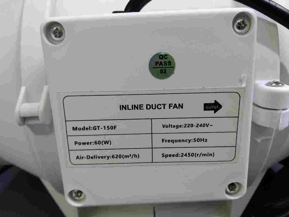 Канальный вентиляторы  НОВЫЙ  с гарантией