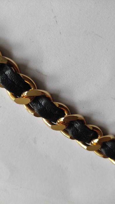 COSCI Италия дамски колан от естествена кожа и златна верига