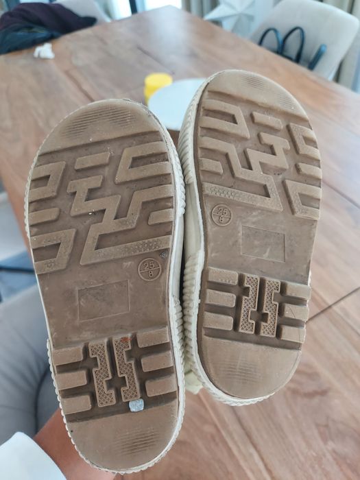 Cizme de ploaie H&M copii, mărimea 25, kaki/verde deschis