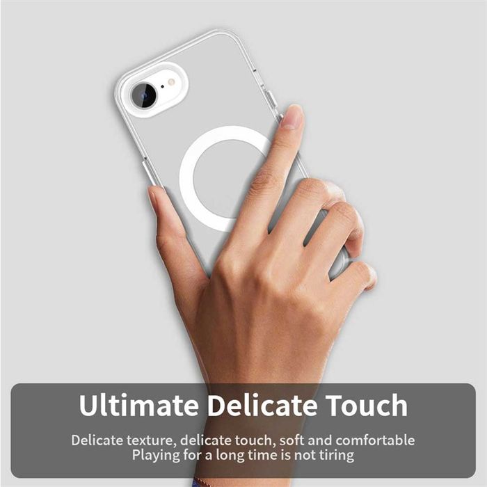 iPhone 16E силиконов кейс удароустойчив с MagSafe зареждане 5цвята