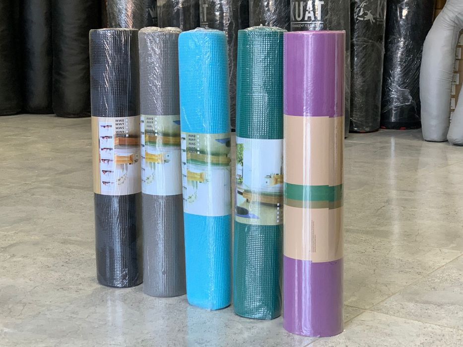 Йога коврики разной толщины