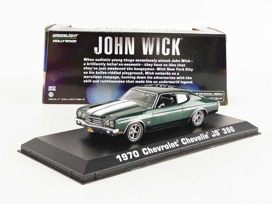 John Wick (2014) - 1970 Chevrolet Chevelle SS 396 1:43 Greenlight