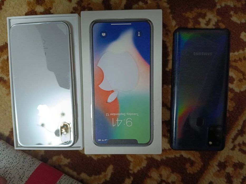IPhone X и Samsung A21