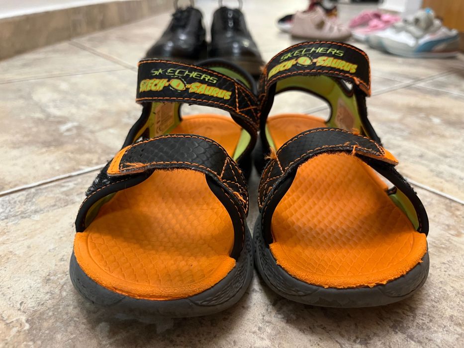 Sandale pentru copii Skechers Skech-o-saurus, cu lumini, mărimea 29