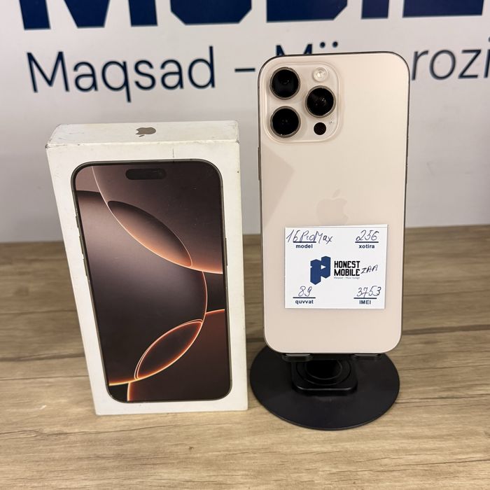 iPhone 16 Pro Max desert NASIYA BOR