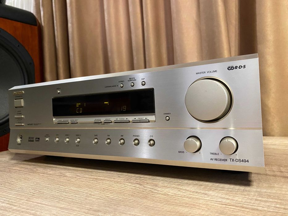 Onkyo TX-DS494 AVReciver 5.1 dolby digital prologic dts surround Wrat