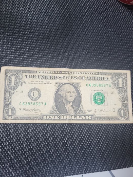 Bacnote 1 dolar .