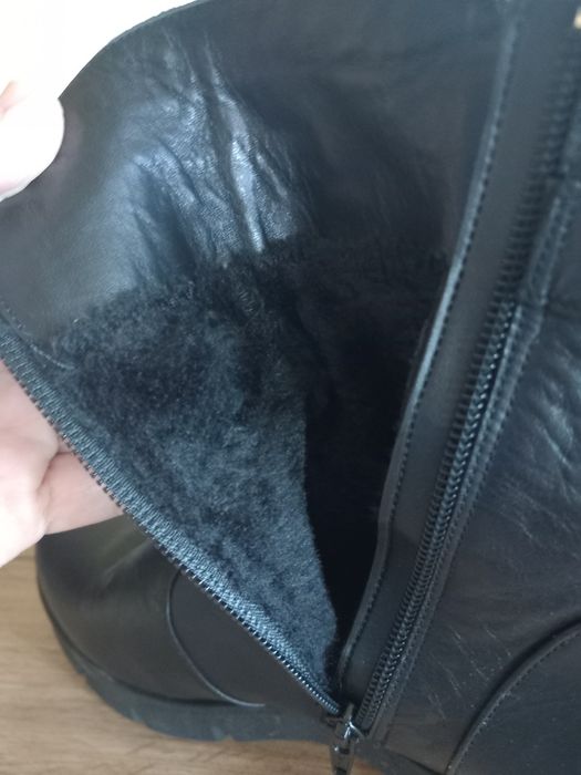 Дамски боти, естествена кожа