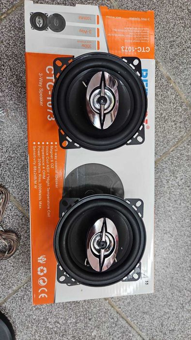 3-лентови говорители PerVoi CTC-1073 – 4 инча, 300W, с решетки и кабели