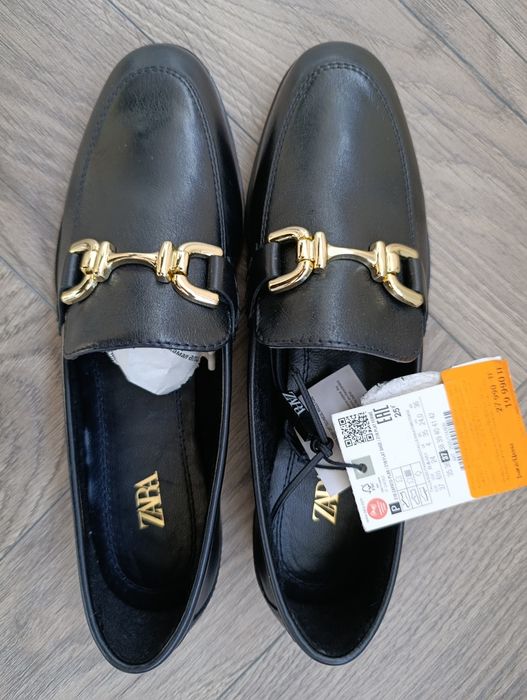 Продам новые кожаные туфли  Zara
