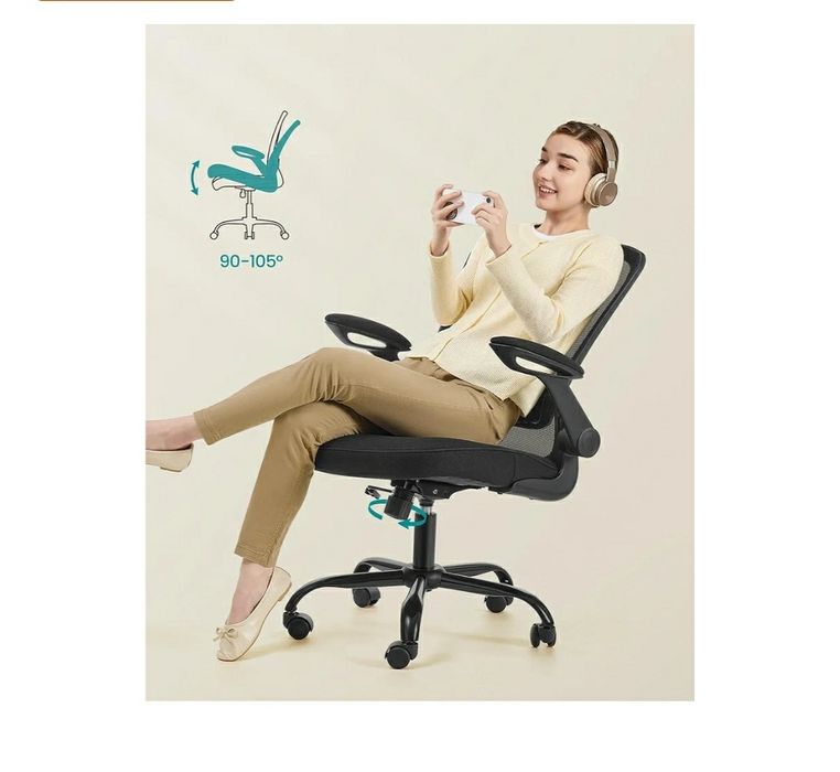 Scaun de birou ergonomic, songmics