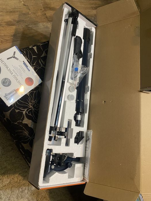 Телескоп ЧИСТО НОВ !